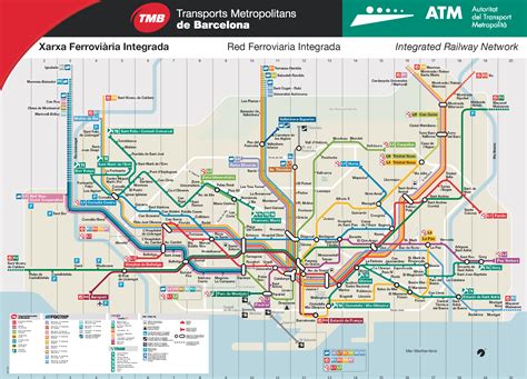 barcelona metro map